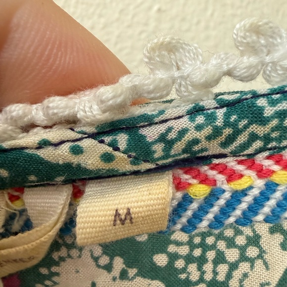 Anthropologie / M / Patchwork Trapeze Dress / Boho / Beach / Colorful / Resort - Picture 7 of 8